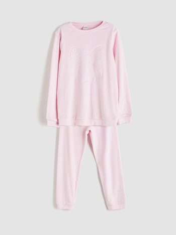 Girls' Printed Sweatpants with Elastic Waistband