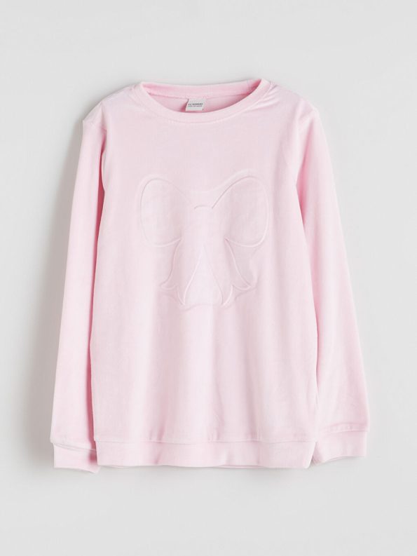 Girls' Printed Sweatpants with Elastic Waistband