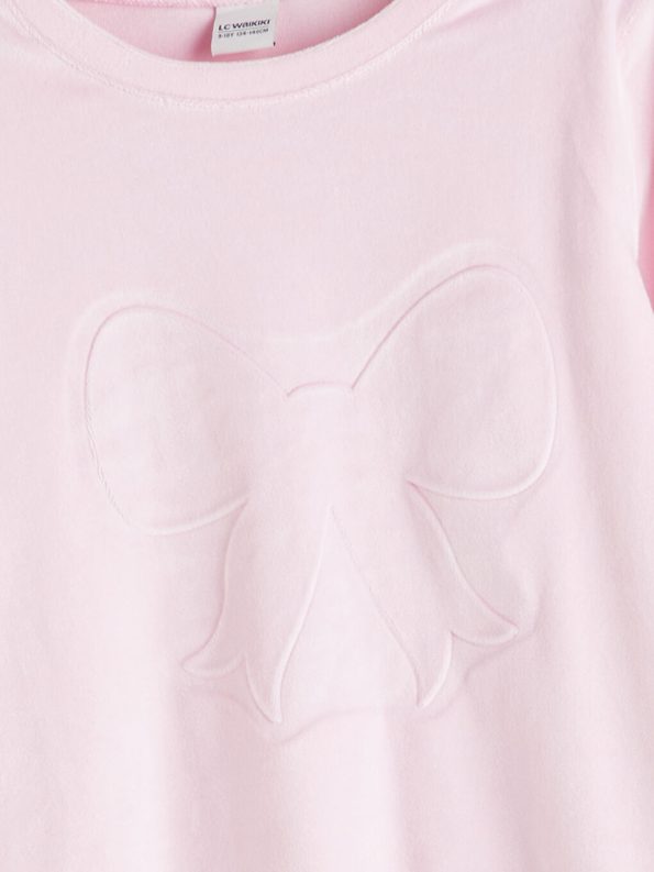 Girls' Printed Sweatpants with Elastic Waistband