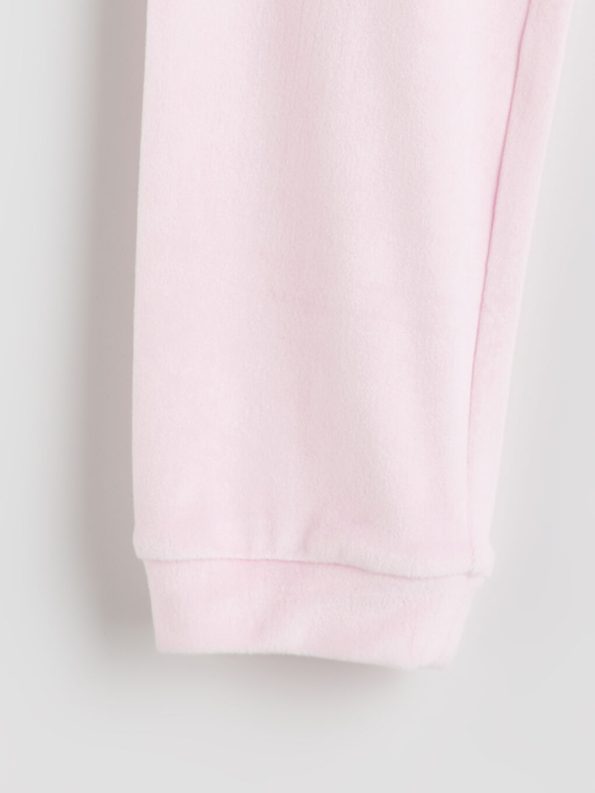Girls' Printed Sweatpants with Elastic Waistband
