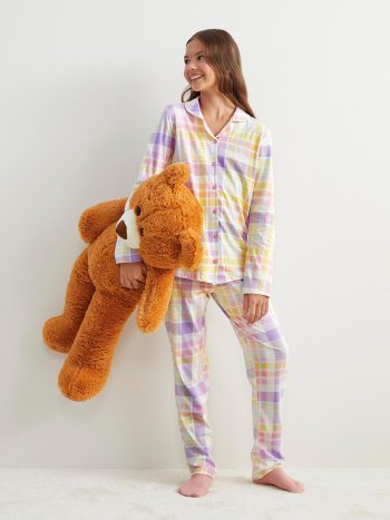 Girls' Crew Neck T-Shirt and Pants Set