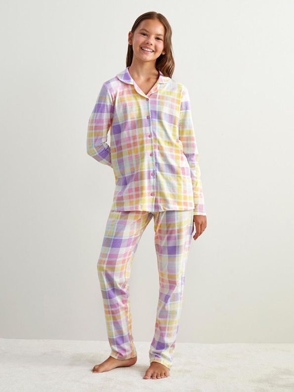 Girls' Crew Neck T-Shirt and Pants Set
