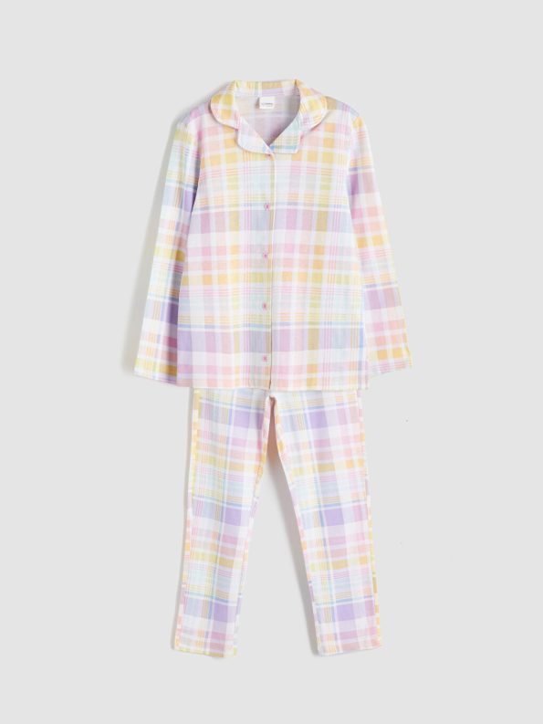 Girls' Crew Neck T-Shirt and Pants Set