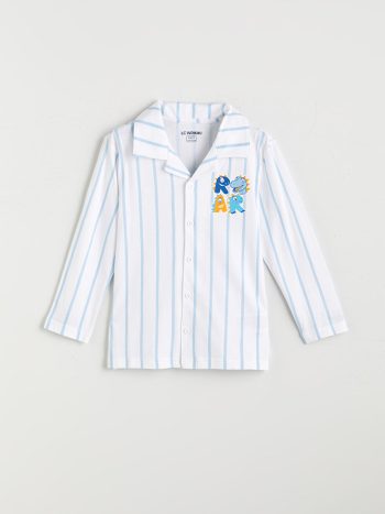 Boys' Short Sleeve T-Shirt with Ataturk Print