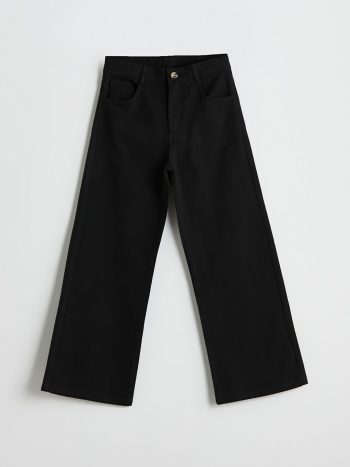 Girls' Slim Fit Pants with Elastic Waist