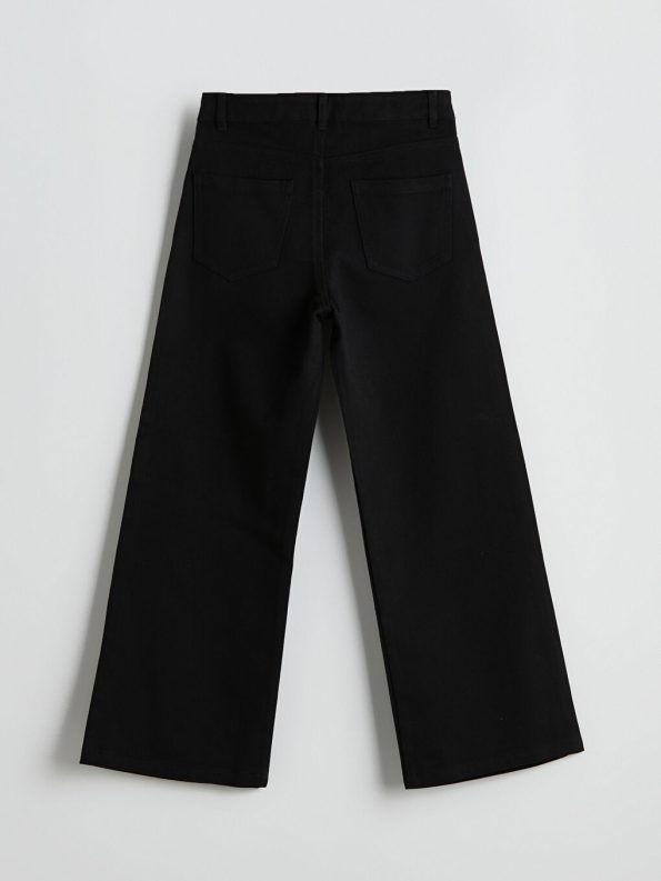 Girls' Slim Fit Pants with Elastic Waist