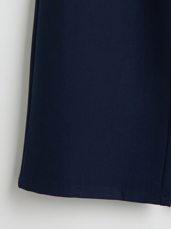 Girls' Long Sleeve Basic Crew Neck Knit Cardigan