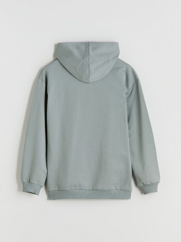 Hooded Ataturk Signature Printed Boys Sweatshirt