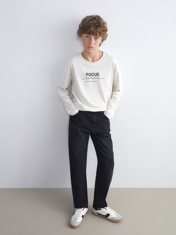 Boys' Printed Crew Neck T-Shirt
