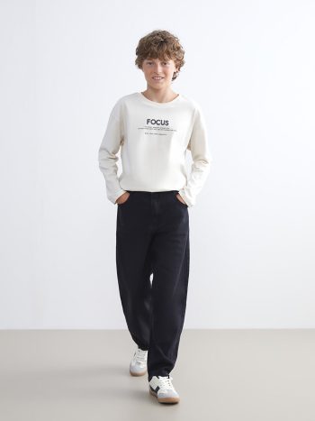 Boys' Printed Crew Neck T-Shirt