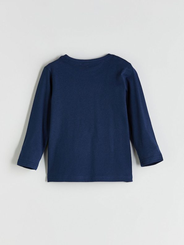 Boys' Long Sleeve Printed Crew Neck T-Shirt