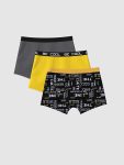 Printed Boys' Boxer Shorts Set of 3