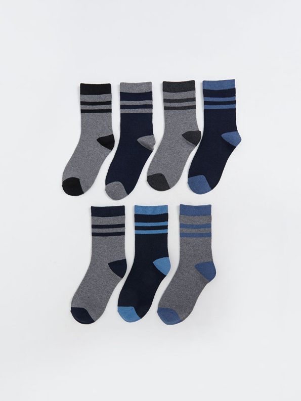 Striped Boys' Ankle Socks Set of 5
