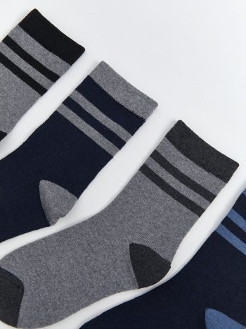 Striped Boys' Ankle Socks Set of 5