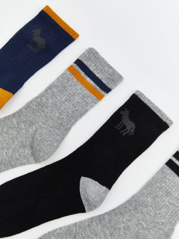 Fenerbahçe Patterned Boys' Ankle Socks Set of 5