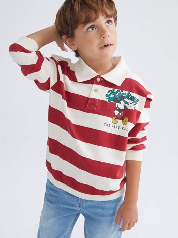 Boys' Long Sleeve Printed Crewneck Sweatshirt Set