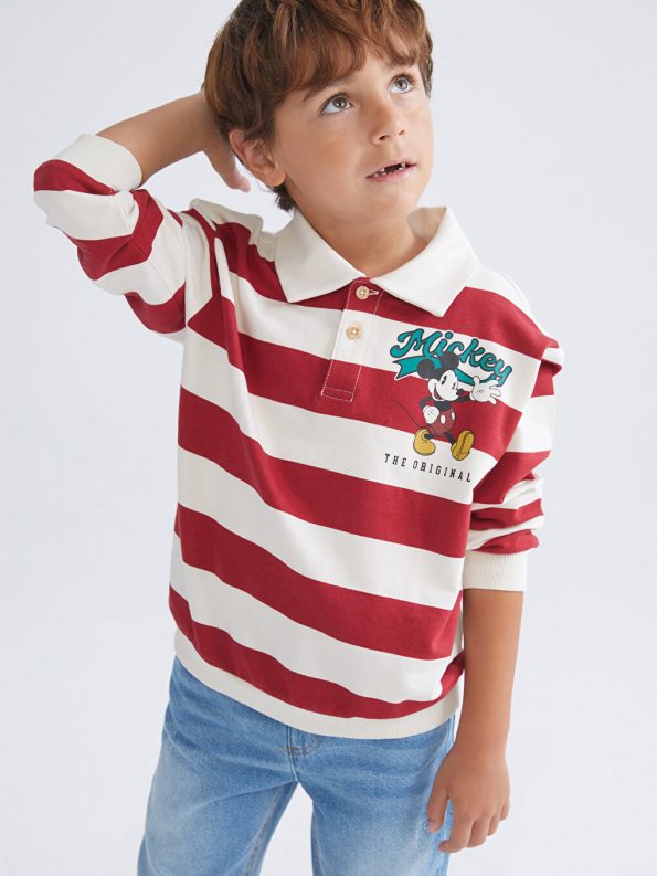 Boys' Long Sleeve Printed Crewneck Sweatshirt Set