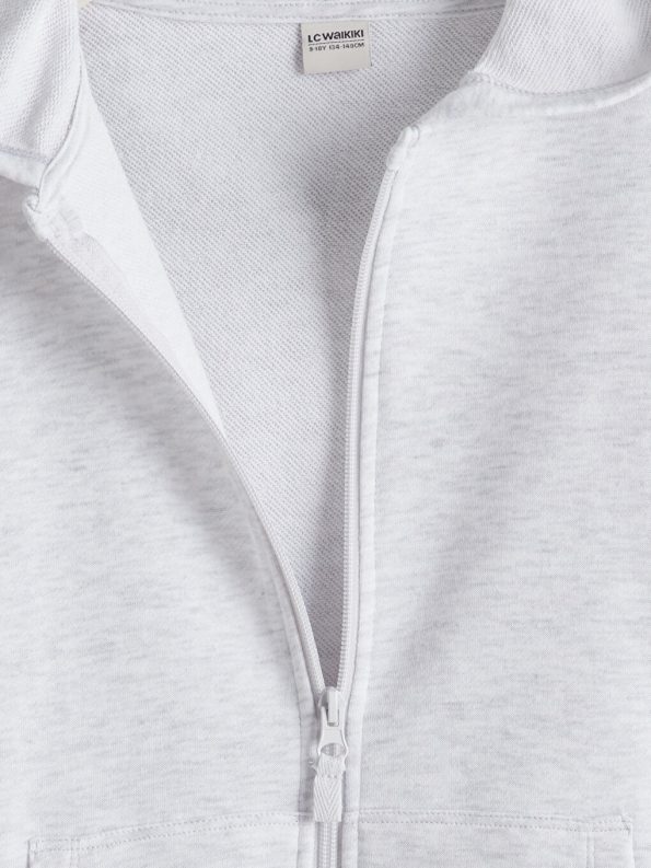 Girls' V-Neck Knit Cardigan