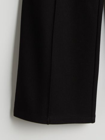 Girls' Thick Jogger Pants with Elastic Waist