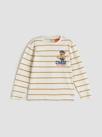 Boys' Long Sleeve Crew Neck Car Print Sweatshirt and Pants Set