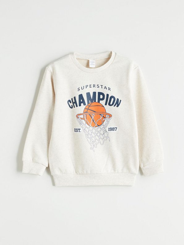 Tiger Print Boys Sweatshirt Set