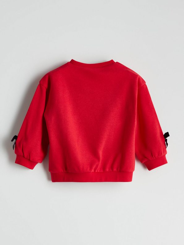 Thick Barbie Print Crew Neck Sweatshirt for Girls