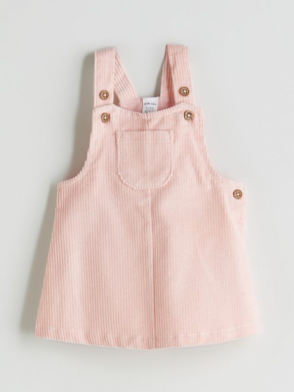 Girls' 3-Piece Set with Round Neck