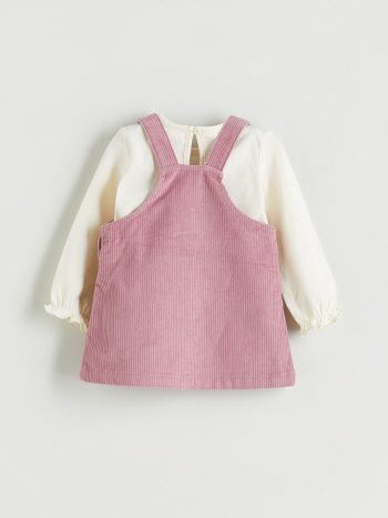 Embroidered Peter Pan Collar Baby Dress
