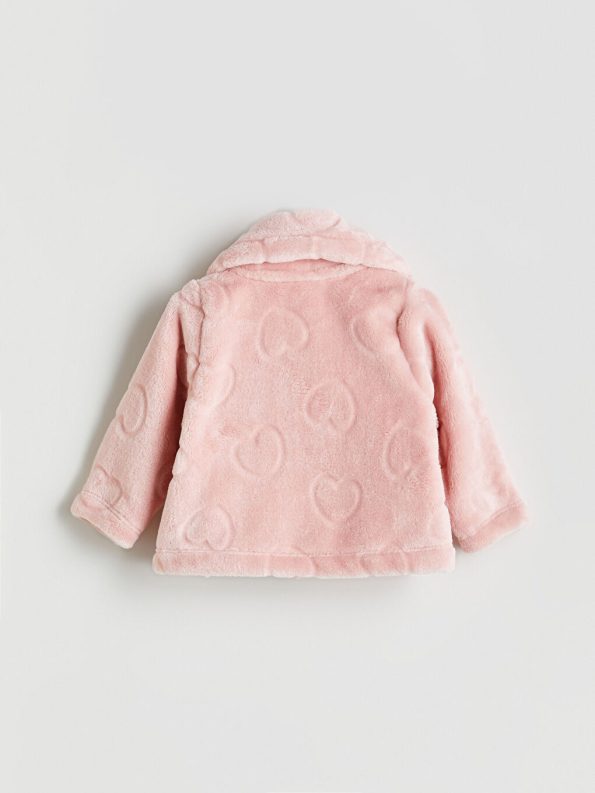 Embroidered Detail Bicycle Neck Baby Girl Jumpsuit and Hat Set