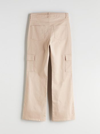 Girls' Elastic Waist Cargo Jogger Pants