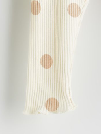 Elastic Waist Floral Leggings for Baby Girls
