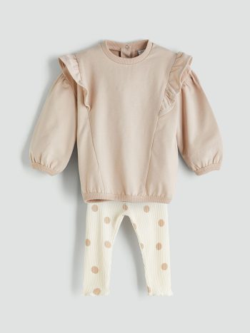 Baby Collar Plush Jacket for Girls