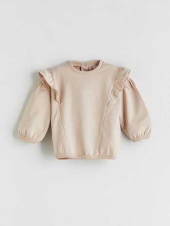 Baby Collar Plush Jacket for Girls