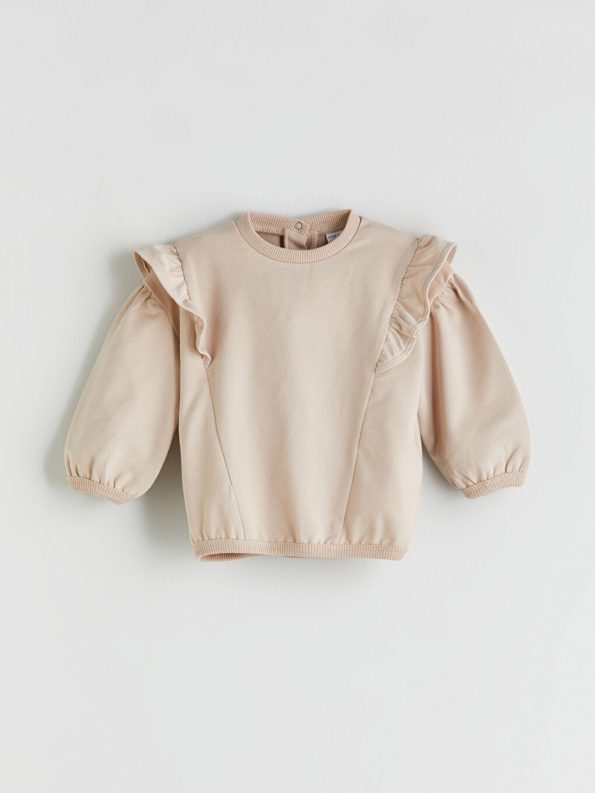 Baby Collar Plush Jacket for Girls