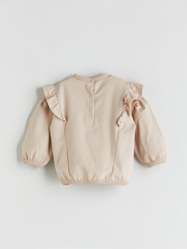 Baby Collar Plush Jacket for Girls