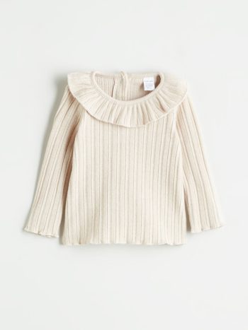 Long Sleeve Embroidered Denim Dress for Baby Girls