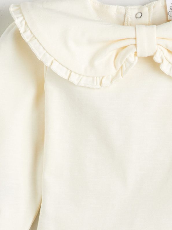 Hooded Long Sleeve Plush Romper for Baby Girls