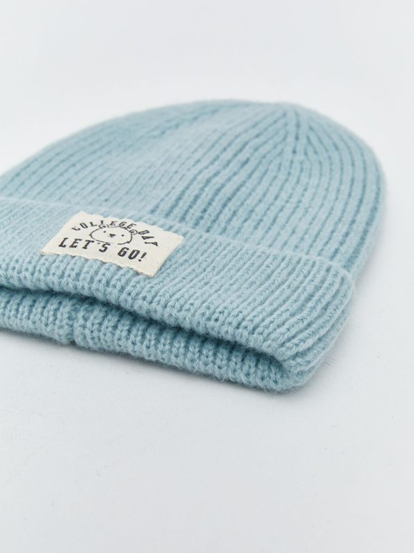 Pom Pom Detail Baby Boy Beanie