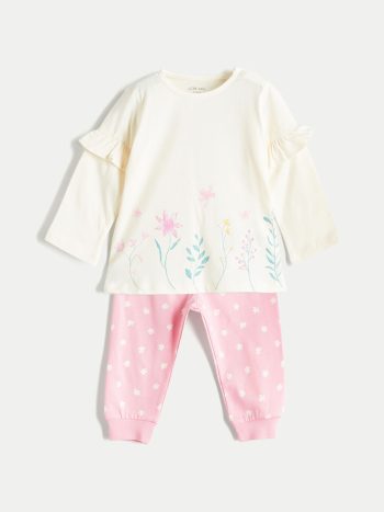 Boys' Thick Printed Crew Neck Sweatshirt
