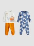 Printed Boys' Ankle Socks - Set of 3