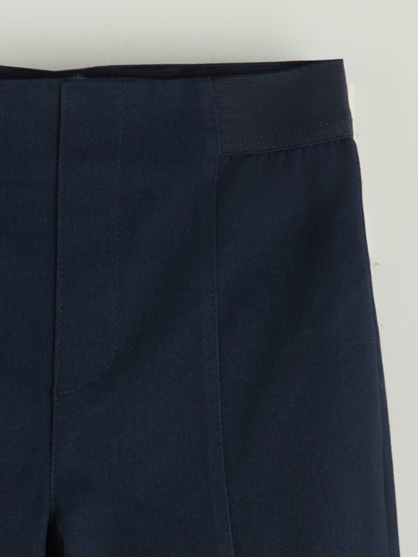 Girls' Elastic Waist Pleated Pants