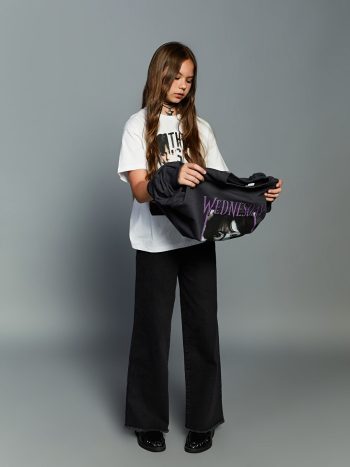 Hooded Girls' Thick Sweatshirt