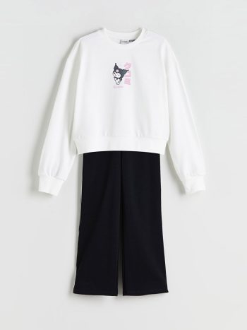 Hooded Basic Girls' Sweatshirt