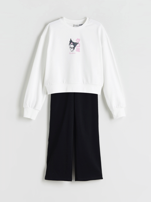 Hooded Basic Girls' Sweatshirt