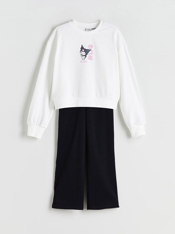 Hooded Basic Girls' Sweatshirt