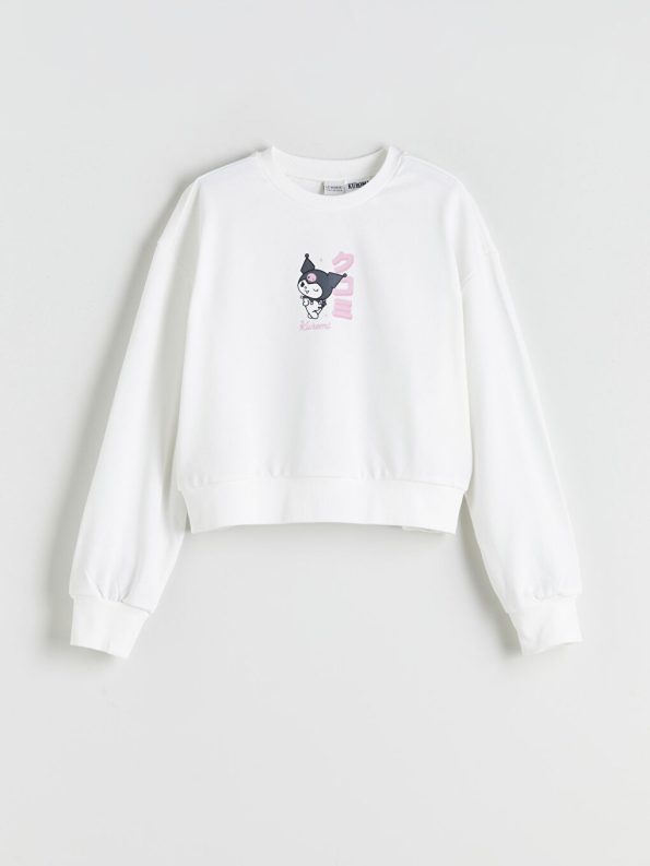 Hooded Basic Girls' Sweatshirt