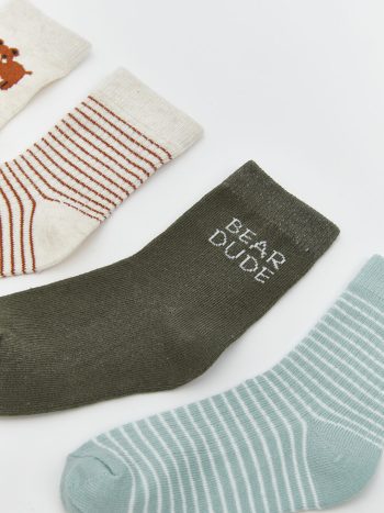 Printed Baby Boys' Sock Set of 5