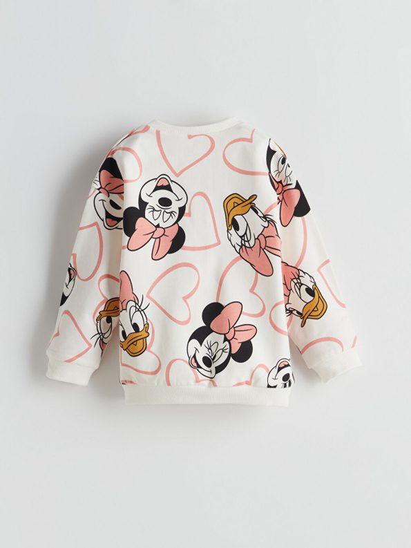 Minnie Mouse Print Bicycle Neck 3-Piece Set for Baby Girls