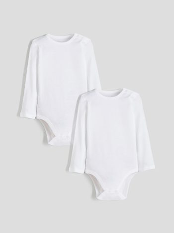 Boys' Long Sleeve Basic Snap Bodysuit