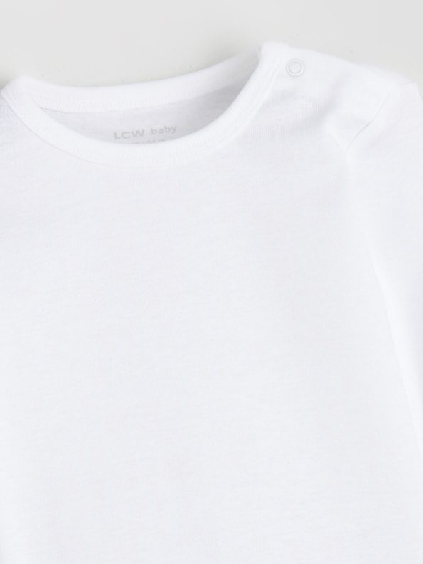 Boys' Long Sleeve Basic Snap Bodysuit